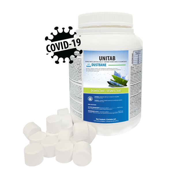 UniTab Disinfectant & Sanitizing Tablets (2 tubs per case)