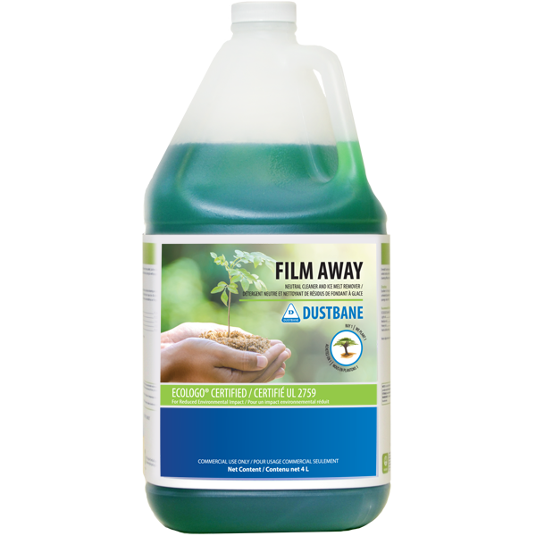 Film Away, Neutral Detergent & Ice Melt Remover, 4-L