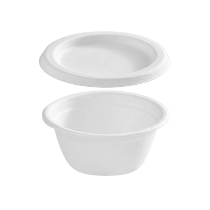 Portion Cups Bagasse Compostable - White (2000 ct)