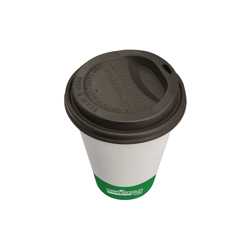 Single Wall Hot/Cold Compostable Paper Cups, 1000/Case