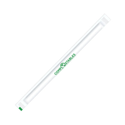 Wrapped Paper Straws, 7.75” (5000 ct)