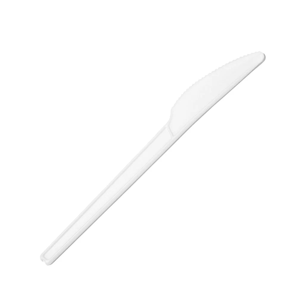 CPLA Compostable Forks, Knives or Spoons - White (1000 ct)