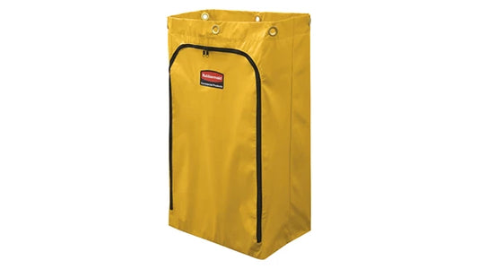 24 G Janitorial Cleaning Cart Vinyl Bag – Traditional, Yellow